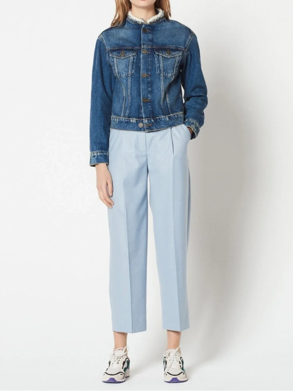 SANDRO DENIM JACKET - Picture 4 of 8
